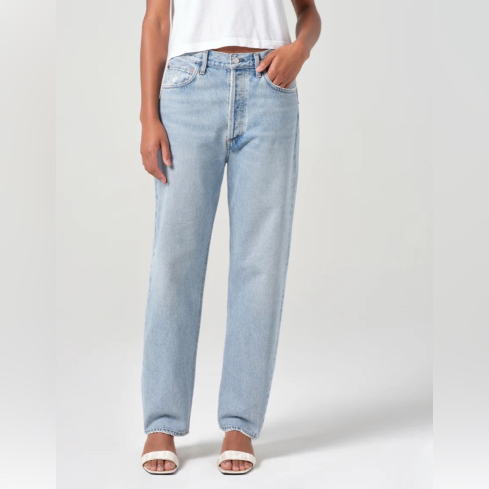 Agolde 90’s Jean Women's Light Blue Straight Leg Jeans Sz29